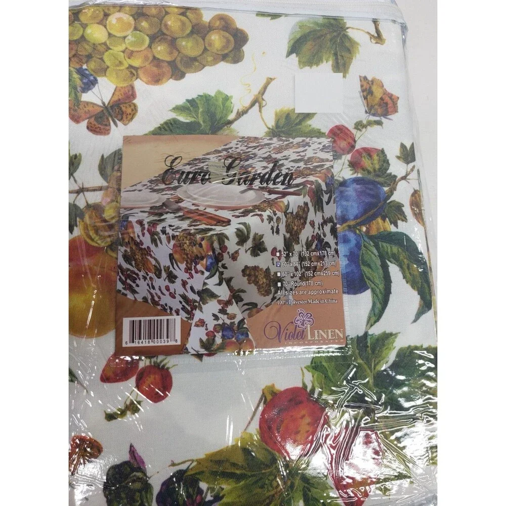 1 Printed Fabric Tablecloth,60